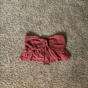 Burnt orange tube top